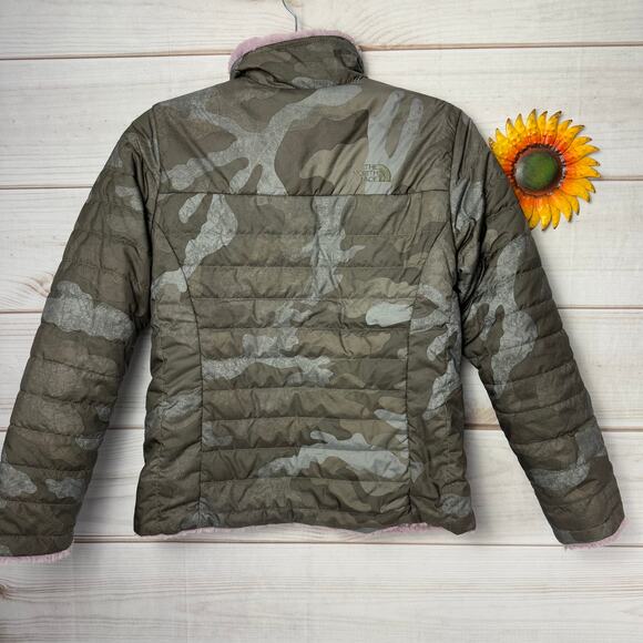 The North Face Mossbud Reversible Quilted Jacket Large 14/16 - Picture 2 of 5
